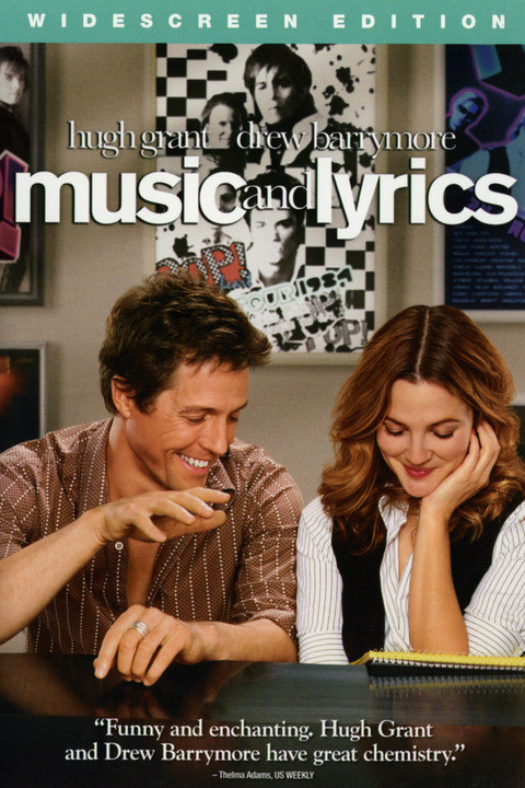 Music and lyrics Hugh grant, Romantic comedy, Drew barrymore