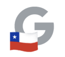 Illustration of the letter G with the Chilean flag