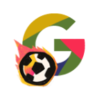 Multicolored illustration of the letter G with a soccer ball 