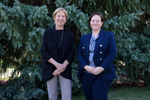 Vivian Schiller and Heather Adkins, pictured at the 15th Annual Aspen Security Forum.