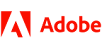 The logo for Adobe