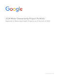 Cover image of 2024 Google Water Stewardship Project Portfolio