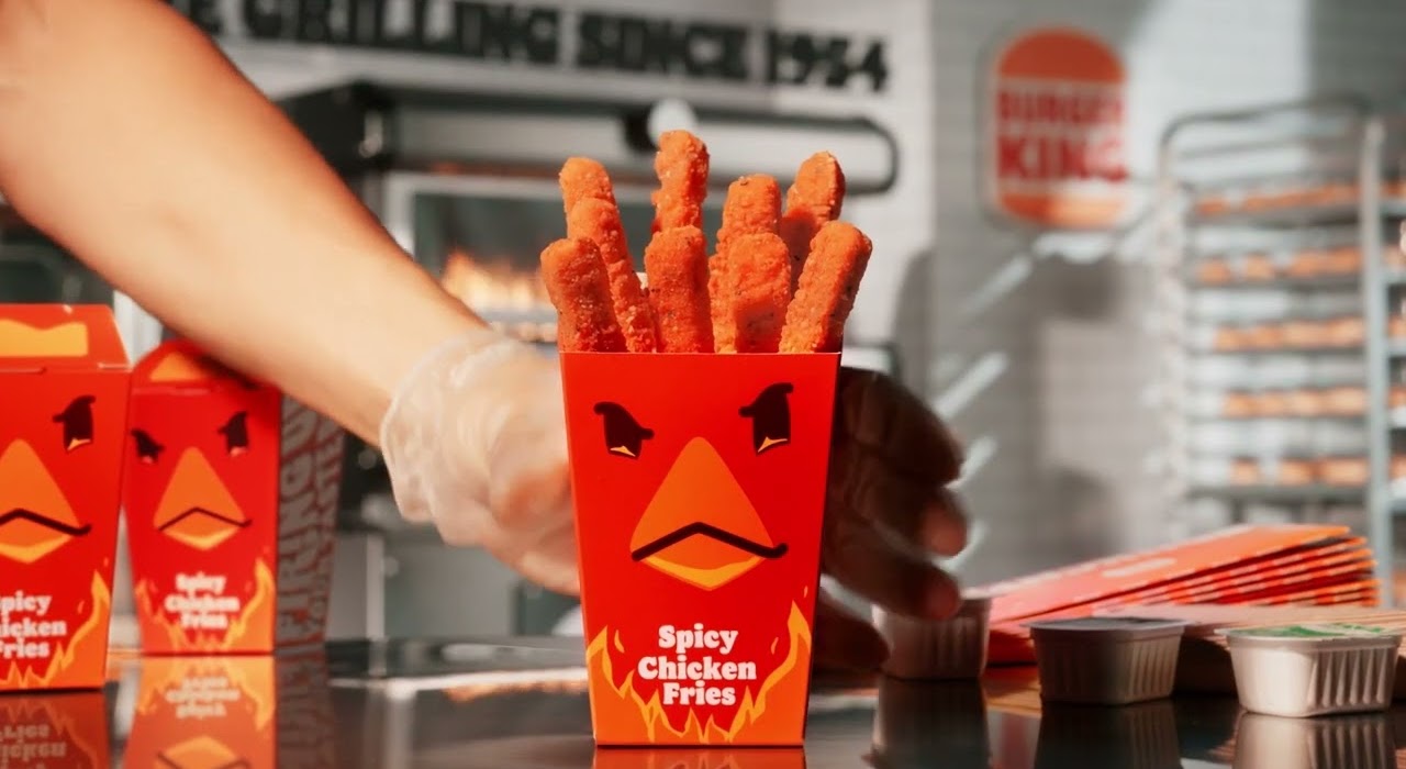 A video preview screen shows a scene from Pretty Neat - Spicy Chicken Fries