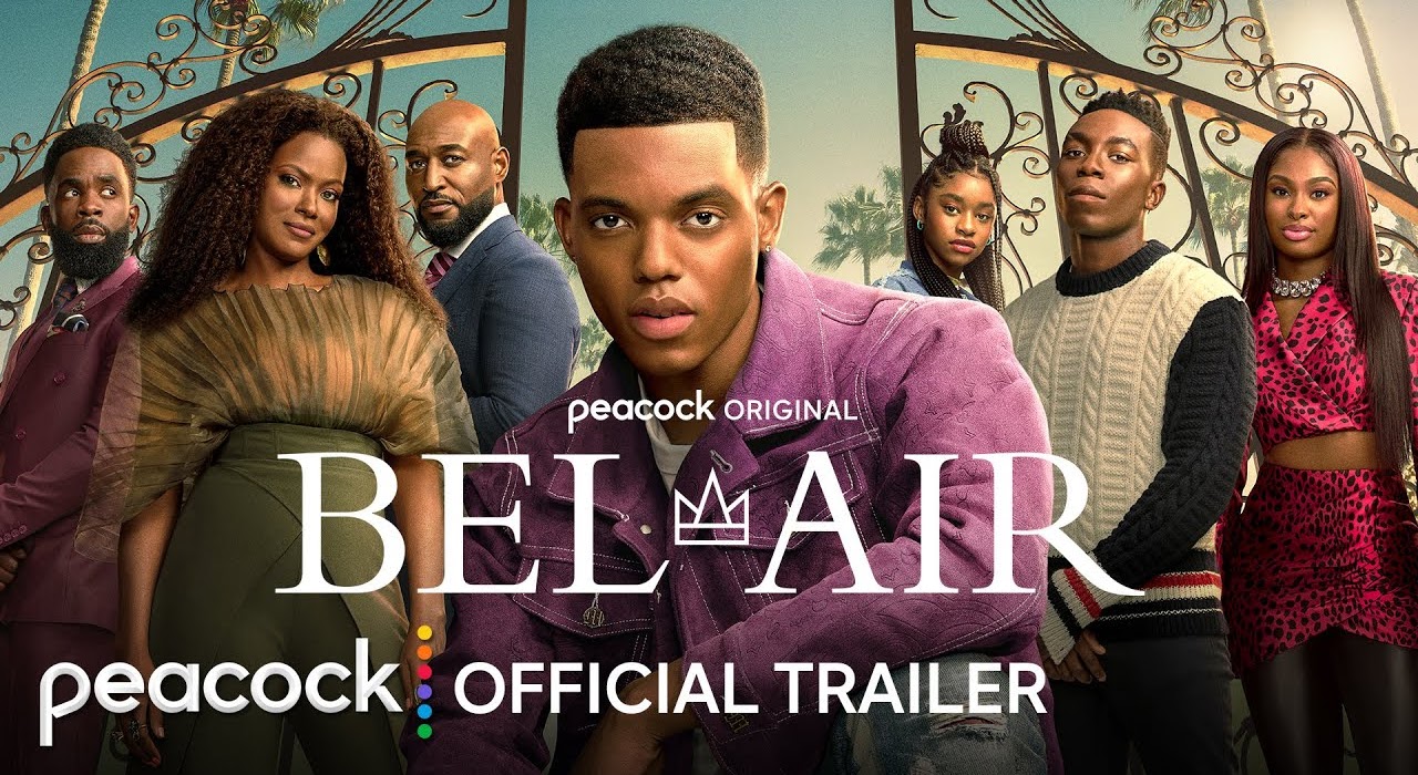 A video preview screen shows a scene from Bel-Air’s new season trailer