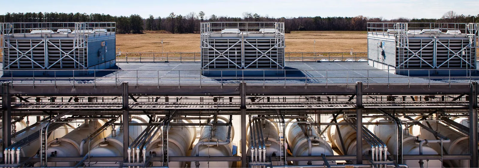 The roof of the Berkeley County, South Carolina data center. 